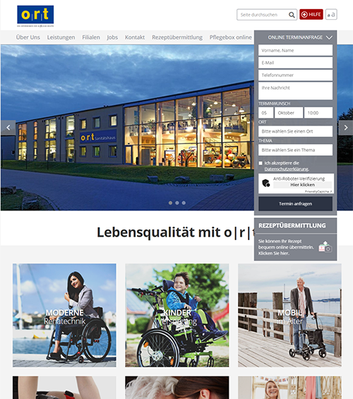 www.o-r-t.de  - Startseite