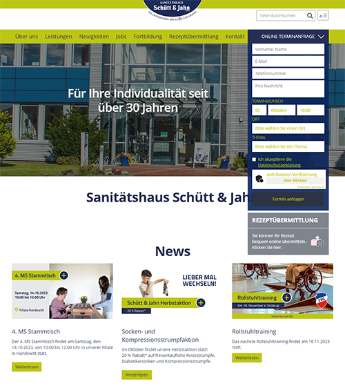 www.schuett-jahn.de  - Startseite